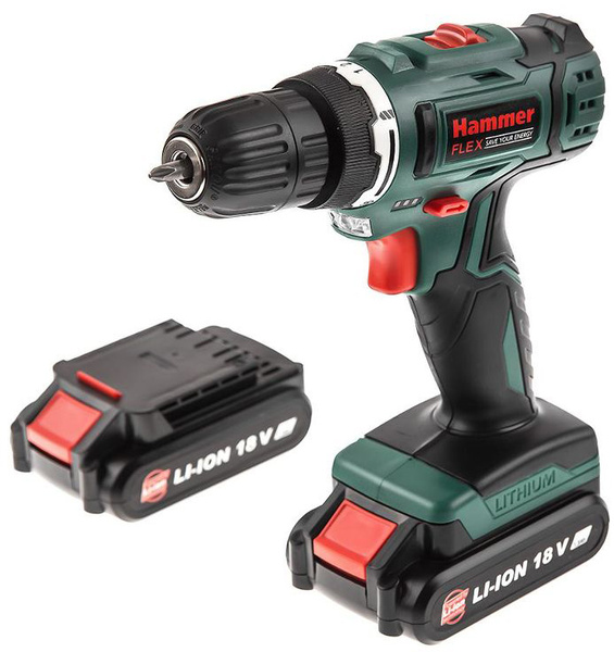 Дрель аккумуляторная Hammer Flex ACD185Li, 18 В 350 об/мин - купить в ...