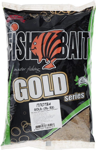 Прикормка для рыб FishBait Gold "Плотва", летняя, 1 кг - купить с ...