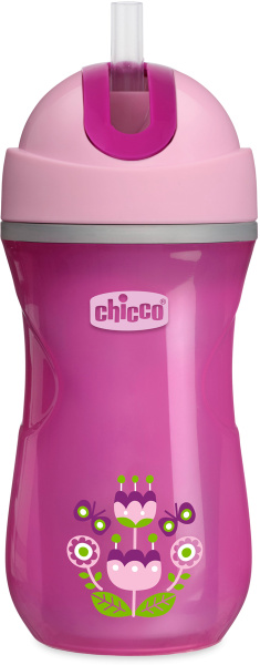 Поильник Chicco Easy Cup Чашка-поильник от 14 месяцев цвет розовый ...