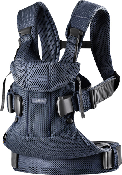 BabyBjorn Рюкзак для переноски ребенка One Mesh цвет темно-синий ...