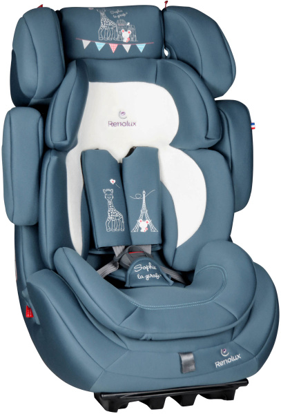 Автокресло Renolux Step 1-2-3 от 9 до 36 кг, 295665, бирюзовый, белый ...