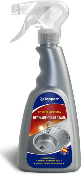 3432 Topperr Очиститель поверхностей из алюминия и нерж стали, 500 мл ...