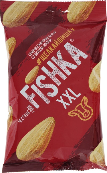 Fishka семечки белые со вкусом бекона, 100 г - купить с доставкой по ...