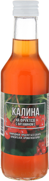 Сироп "Калина", на фруктозе, 250 мл - купить с доставкой по выгодным ...