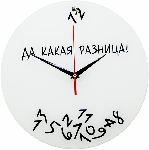 Часы настенные Simple "Да какая Разница" - купить по низкой цене в ...