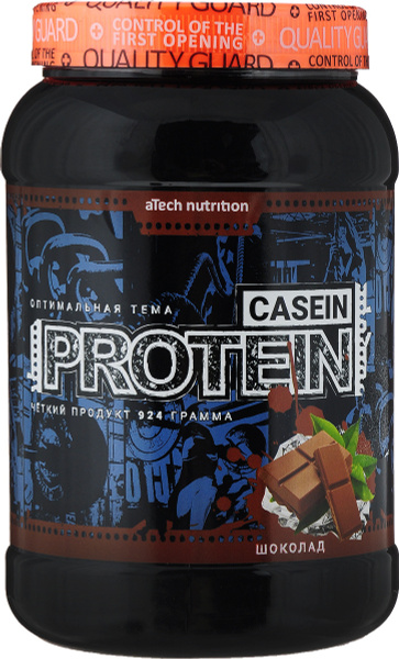 Протеин cывороточный aTech Nutrition "Casein Protein 100%", шоколад ...