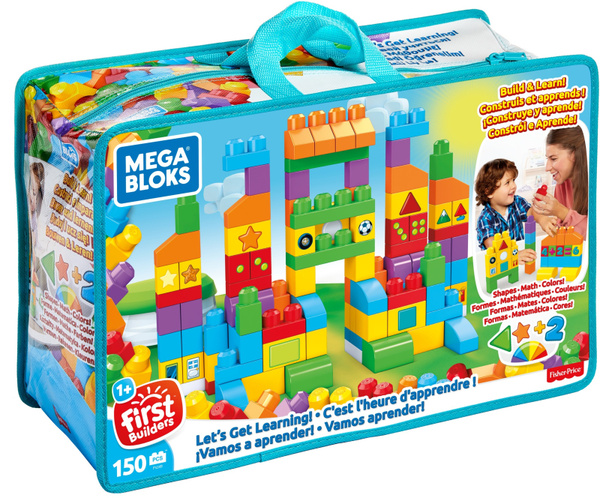 Конструктор Mega Bloks Набор обучающих блоков 150деталей FVJ49 - купить ...