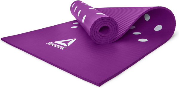 Коврик тренировочный Reebok RAMT-12235PL пурпурный, для фитнеса ...