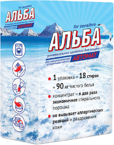Жидкое средство для стирки Альба "Актив For Sensitive", 900 г - купить ...