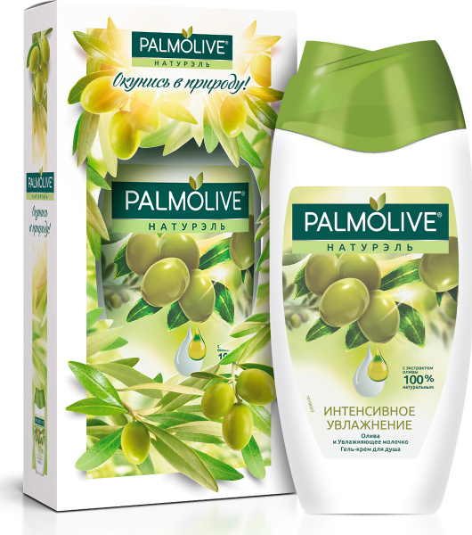 Гель для душа Palmolive "Интенсивное увлажнение. Олива и увлажняющее ...