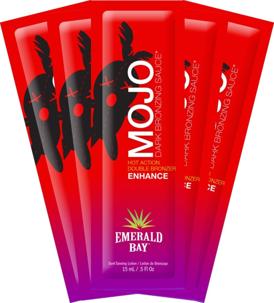 Emerald Bay Крем для загара в солярии с бронзаторами и тинглом Mojo ...