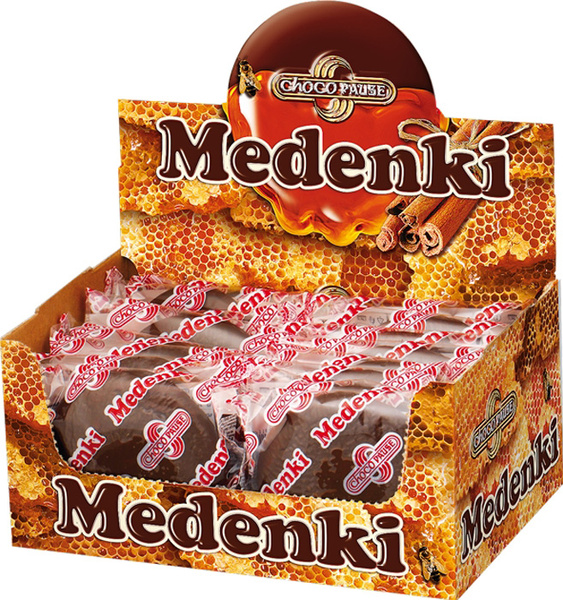 Пряники Sweet + Plus Medenki, медовые с корицей в какао глазури, 50 г ...