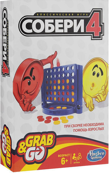 Hasbro Игра "Собери 4" - купить с доставкой по выгодным ценам в ...