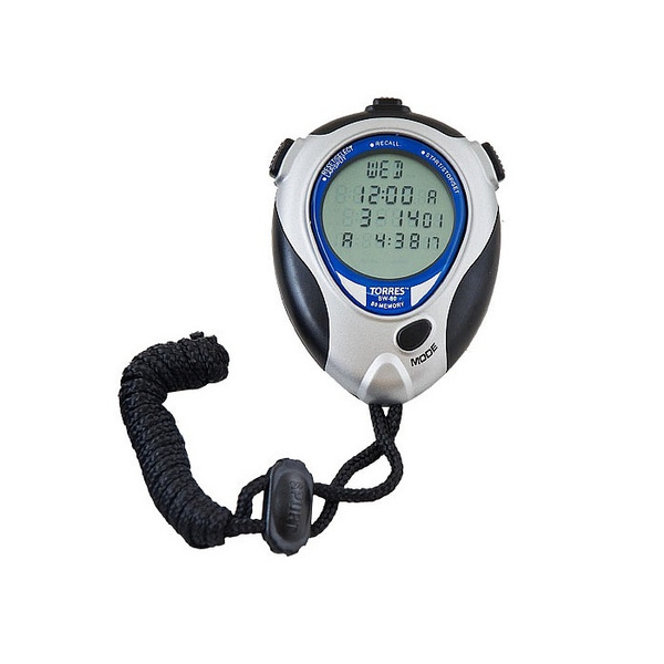 Секундомер Torres Professional Stopwatch, SW-80, серый купить по низкой ...