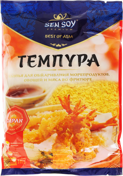 Сухари панировочные Sen Soy Темпура хлопья, японские, 100 г - купить с ...