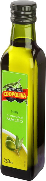 Оливковое масло Coopoliva 100% Pure, 250 мл - купить с доставкой по ...