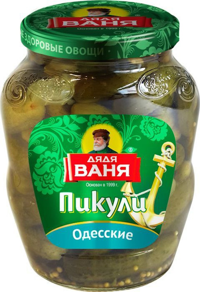 Огурцы маринованные Дядя Ваня "Пикули Одесские", 350 г - купить с ...