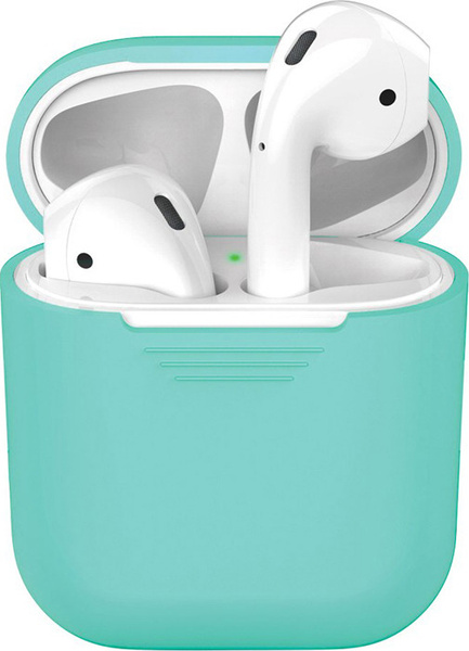 Силиконовый чехол для AirPods, мятный, Deppa - купить с доставкой по ...
