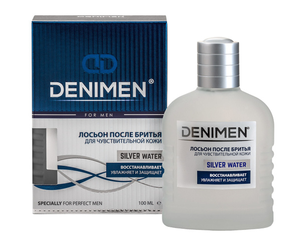 Лосьон после бритья мужской для чувствительной кожи Denimen Silver ...