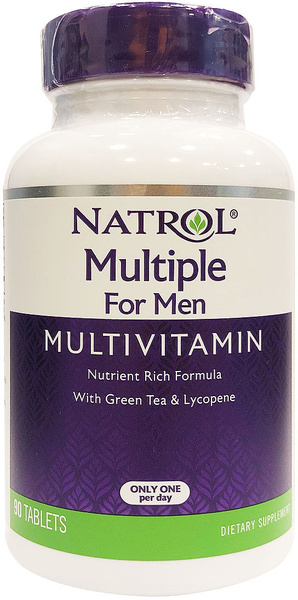 Витаминно-минеральные комплексы Natrol, для мужчин, 90 таблеток ...