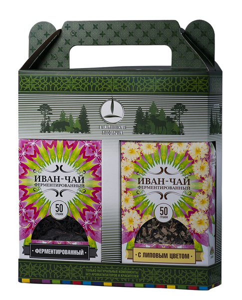 Подарочный набор Иван-чай и Иван-чай с Липой 2х50 гр. - купить с ...