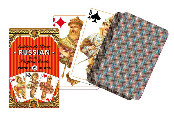Игральные карты Piatnik Карты игральные "Золотая Россия", 55 карт ...