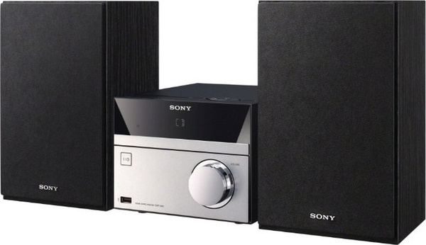 Музыкальный центр Sony Микросистема CMT-SBT20, серебристый, черный, 12 ...