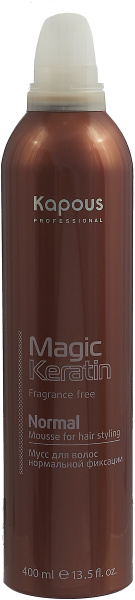 Kapous Professional Fragrance Free Magic Keratin Мусс для волос средняя ...