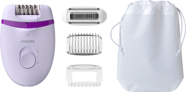 Philips Эпилятор Satinelle Essential BRE275/00 с подсветкой Opti-light ...