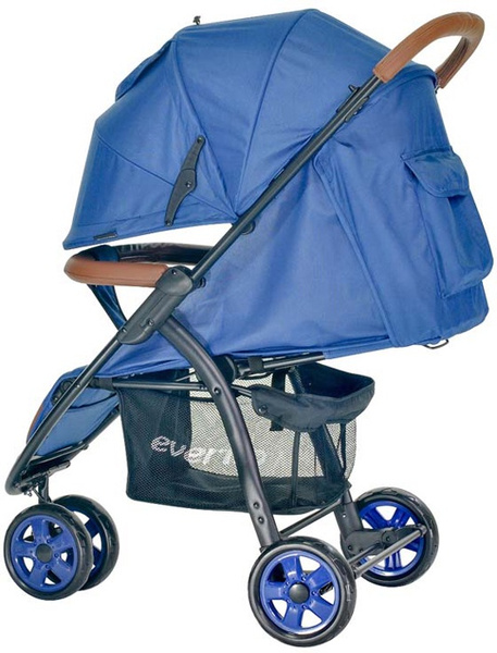 Коляска прогулочная Everflo Racing blue E-450 синий - купить с ...