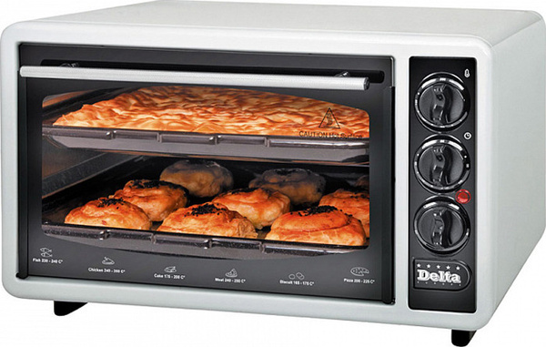 Мини-печь Delta D-023А, белый, 40 л купить по низкой цене с доставкой в ...