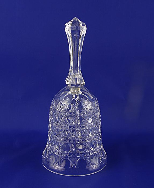 Декоративный колокольчик в стиле модерн. Хрусталь, металл. Франция ...