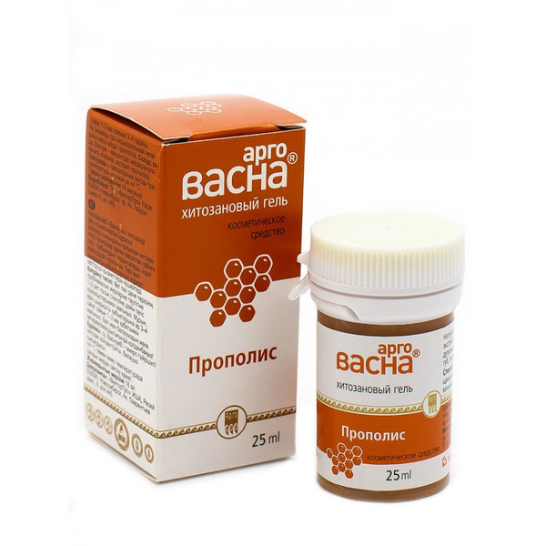 АргоВасна Прополис гель с хитозаном, серебром, прополисом для ...