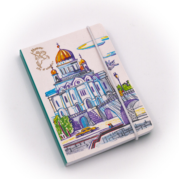 Блокнот на резинке "Москва" - купить с доставкой по выгодным ценам в ...