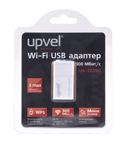 UPVEL UA-222NU Wi-Fi USB-адаптер 300Мбит/с, WiFi, беспроводной - купить ...