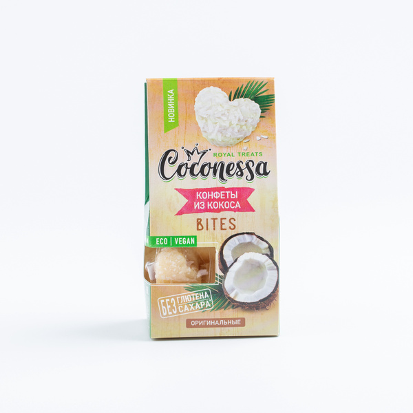 Конфеты кокосовые "Оригинал" Coconessa 90 г - купить с доставкой по ...