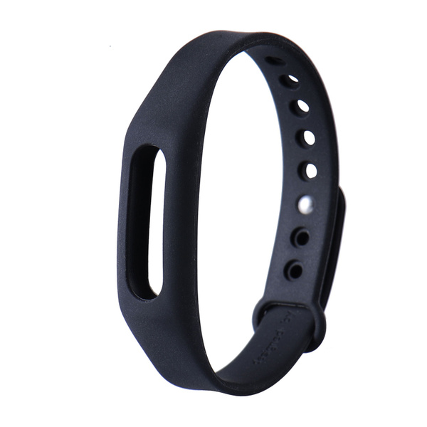 Силиконовый ремешок для Xiaomi Mi Band 1 (черный) - купить с доставкой ...