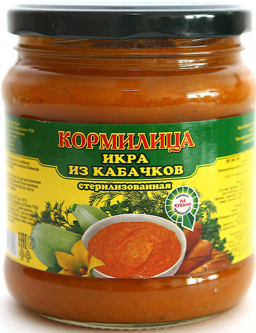 Кормилица Икра Из Кабачков ГОСТ, 480 Г