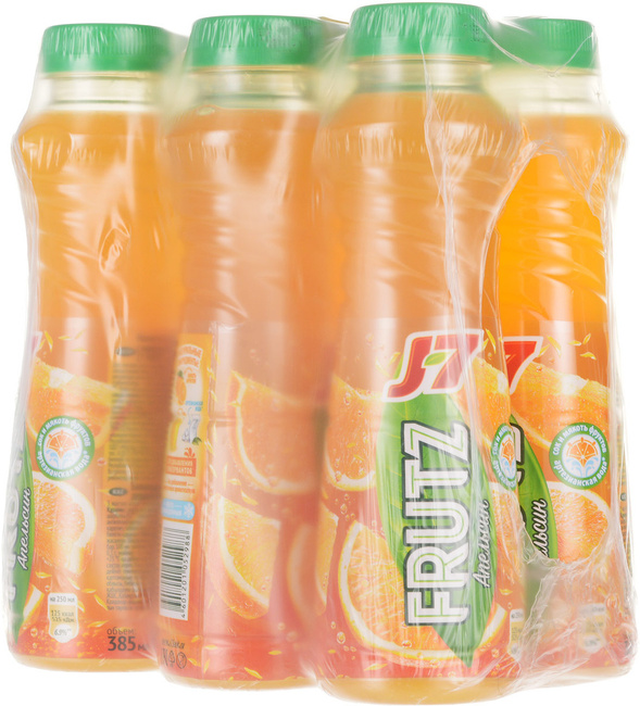 J-7 frutz Orange pulp 10% x 0.385l bo p (4601201053107)