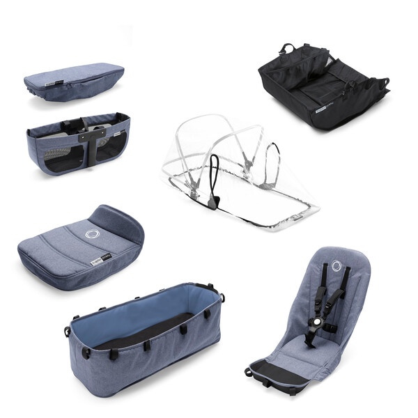 bugaboo donkey blue melange