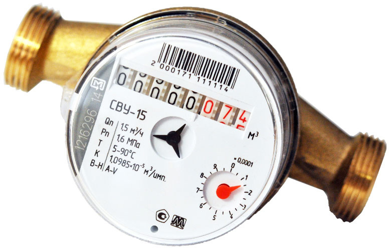 Характеристики Счетчик 1/2\" (Ду-15) универсальный МЕТЕР (Россия ...