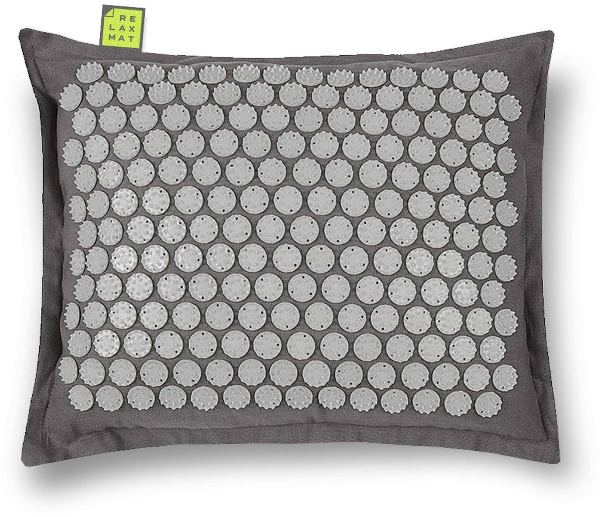 Relaxmat Массажная подушка, цвет: серый, графитовый