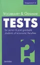 Vocabulary & Grammar Tests / Лексические и грамматические тесты - Солодушкина Клавдия Алексеевна