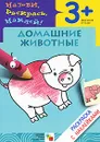 Домашние животные. Раскраска с наклейками. Для детей 3-5 лет - Л. Бурмистрова, В. Мороз