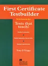 First Certificate Testbuilder - Tony D. Triggs