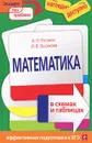 Математика в схемах и таблицах - А. Н. Роганин, И. В. Лысикова