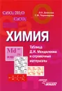 Химия. Таблица Д. И. Менделеева и справочные материалы - Л. В. Денисова, Г. М. Черногорова