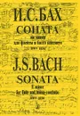 И. С. Бах. Соната. Ми минор. Для флейты и бассо континуо. BWV 1034 - И. С. Бах