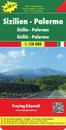Sicily: Palermo: Road Map and Leisure Map - 