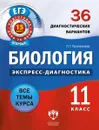 Биология. 11 класс. 36 диагностических вариантов - Л. Г. Прилежаева